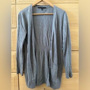 WHBM grey cardigan